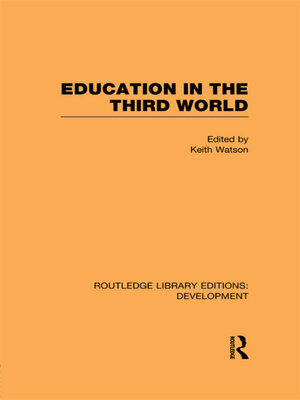 cover image of Education in the Third World